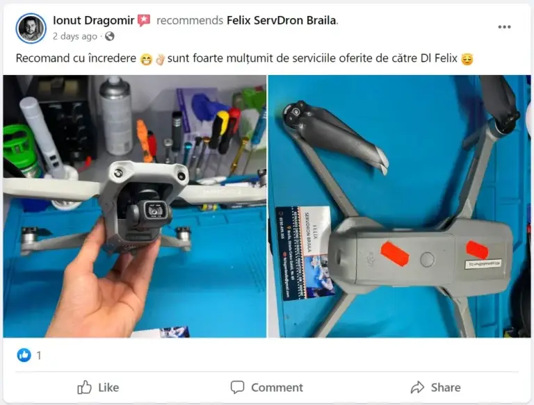 recenzie felix serv dron ionut d