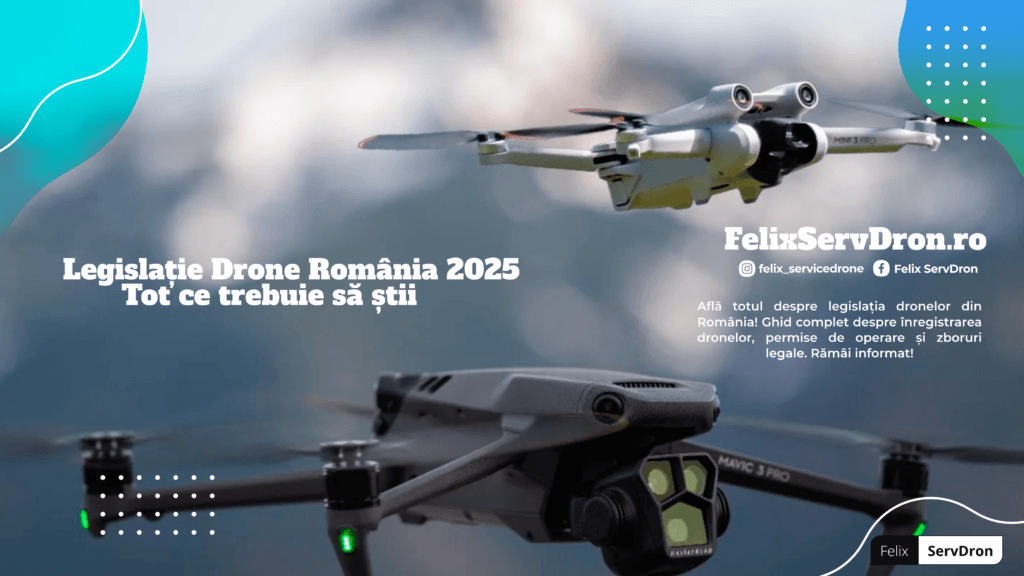 Legislatie drone romania 2025