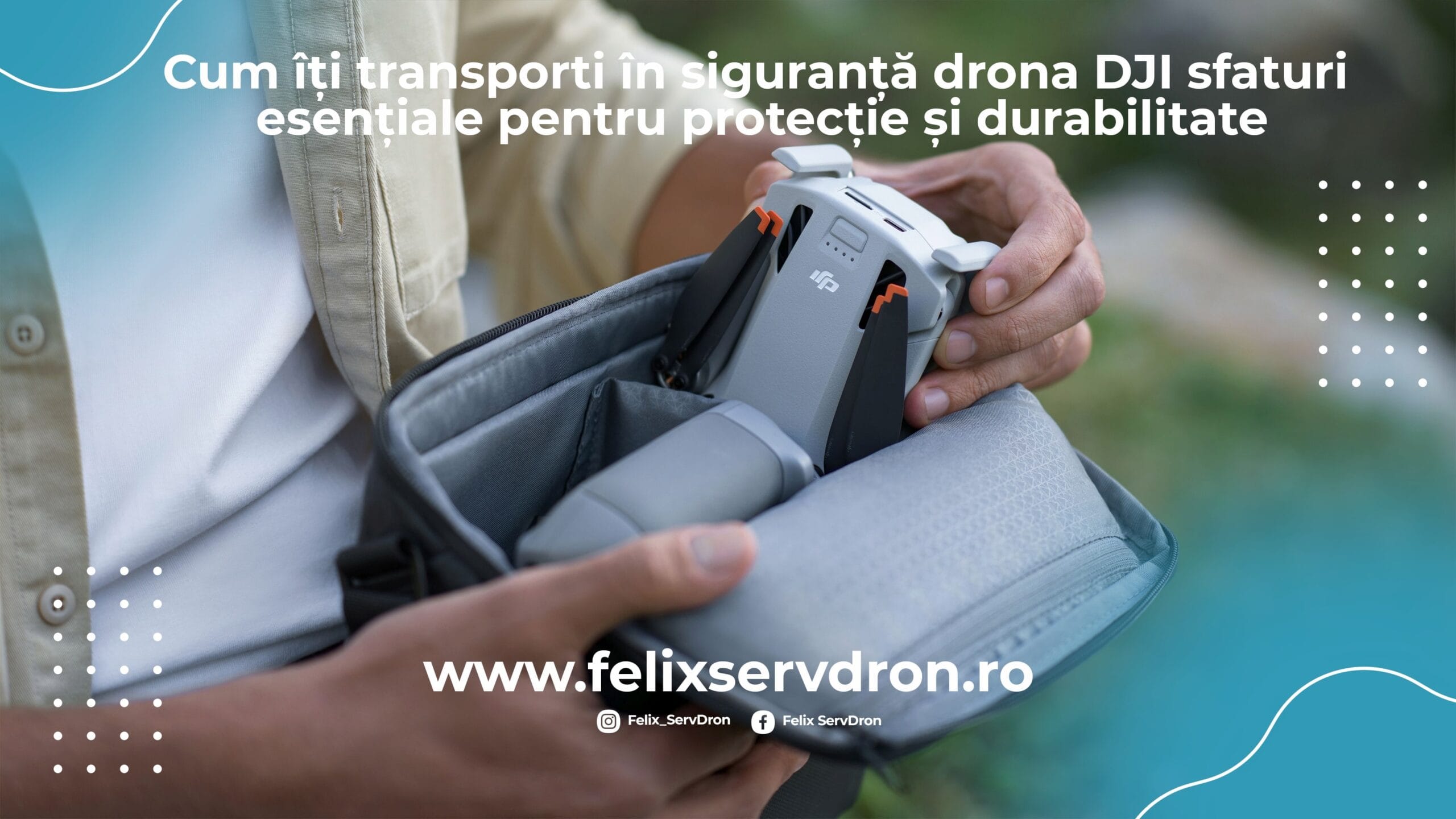 Ghid complet pentru transportul dronei DJI în siguranță Ghid complet pentru transportul dronei DJI în siguranță