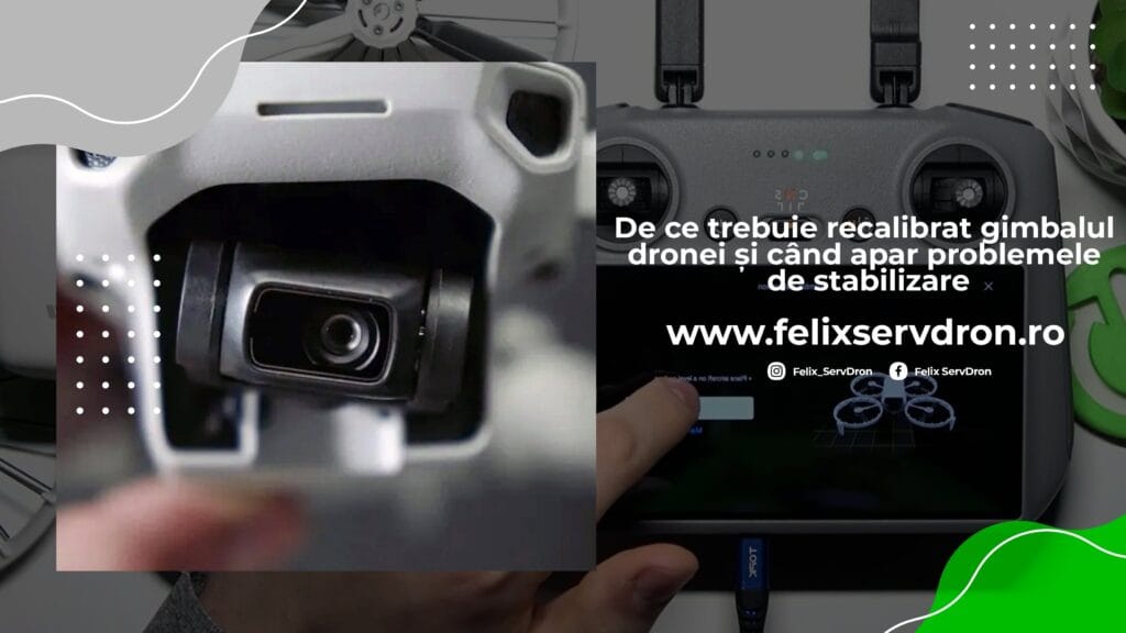 De ce trebuie recalibrat gimbalul dronei DJI | Felix ServDron